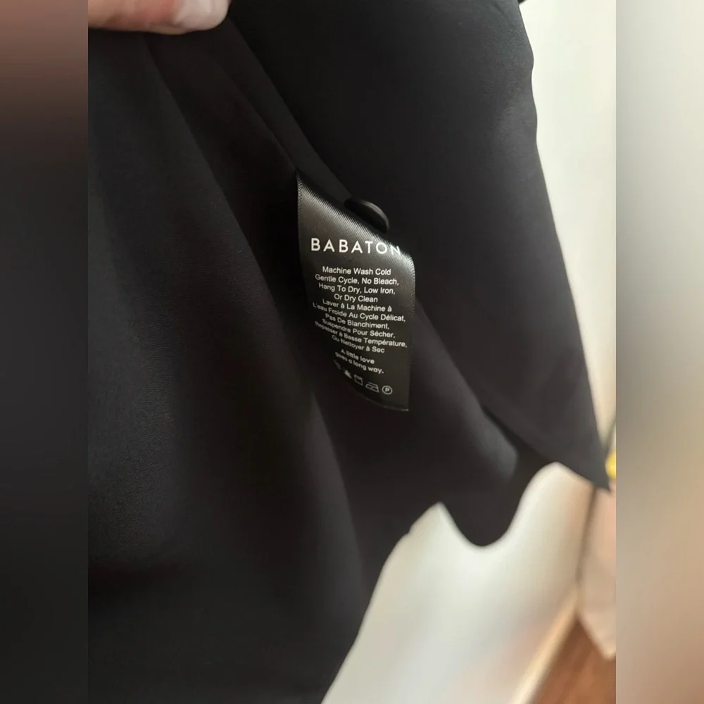 Aritzia Babaton Quincy flowy duster tie waist sheer jacket - Picture 10 of 14